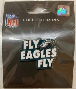 PHILADELPHIA EAGLES FLY EAGLES FLY LAPEL COLLECTOR PIN NEW WINCRAFT - Picture 1 of 1