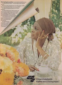 1975 Krone Zellerbach: Ihr Tag beginnt ruhig Vintage Printanzeige - Bild 1 von 1