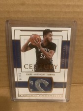 2016-17 Panini National Treasures Karl-Anthony Towns Century Materials Patch /25
