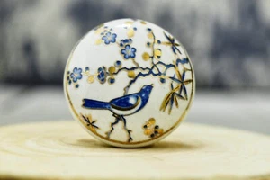 Bird Ceramic Knobs Kitchen Cabinet Drawer Knobs and Pulls Handmade Knobs - Picture 1 of 6