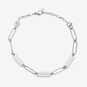 BROSWAY ESSENTIAL BRACCIALE DA DONNA A MAGLIA IN ACCIAIO BNL067 - Imagen 1 de 4