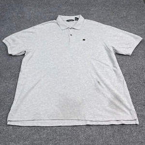 Vintage Y2K Sean John Polo Shirt Mens Size XL Gray Casual Hip Hop Short Sleeve - Picture 1 of 12
