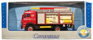 1:60 Scale (Approx) Cararama Mercedes Benz NG Fire Truck - BRANNVESENET - BNIB