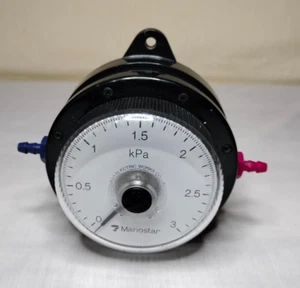 Manostar Yamamoto W081FN3E Differential Pressure Gauge 0-3 kPa - Picture 1 of 6