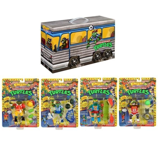 Playmates Toys Teenage Mutant Ninja Turtles Action Figure Bundle Pack