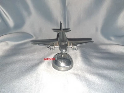AEROPLANO DOUGLAS DC3 MODELLINO IN METALLO PUBBLICITARIO FOSSIL OROLOGI - Immagine 1 di 4