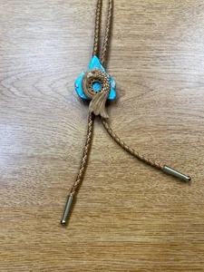 Corbata Bolo Piedra Color Águila y Turquesa - Imagen 1 de 3