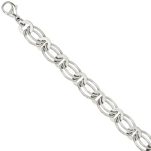 Collana A Catena In Argento 925 Rutenato Di 45Cm - Foto 1 di 4