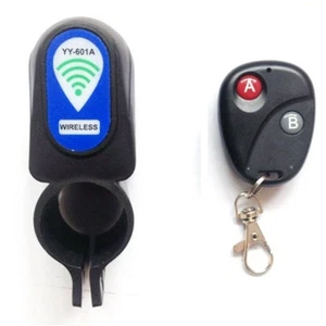 Remote Control Bicycle Alarm with Wireless Vibration Anti Theft System - Picture 1 of 12