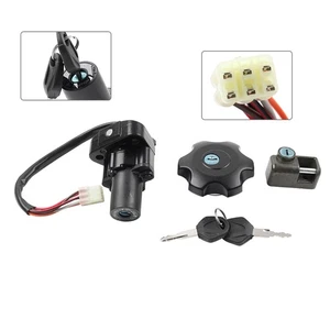 Zündschloss Tankdeckel Helmschloss Schlosssatz für Suzuki DR650SE DR650S 1996-24 - Picture 1 of 15