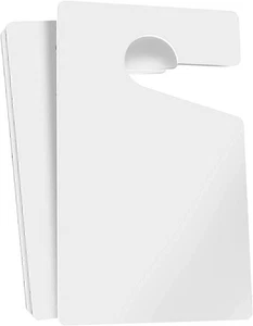 MESS Parking Permit Hang Tags - Blank White - 3 x 5 in - Imagen 1 de 19