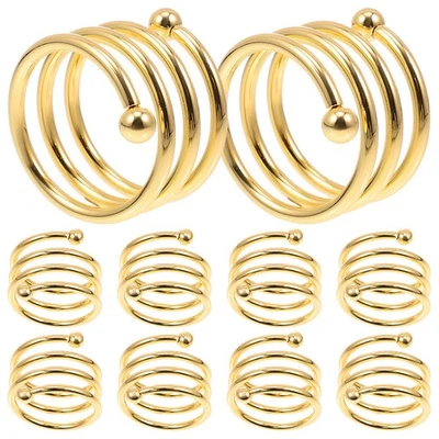  10 Stück Party-dekorativer Serviettenhalter, Frühlingsserviettenhalter, - Immagine 1 di 4