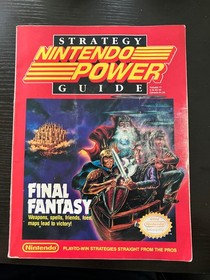 Final Fantasy 1 NES Nintedo Strategy Guide  plus paper dungeon and world maps