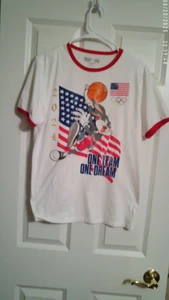 Men's, 2024 Looney Tunes Bugs Bunny USA Olympics Tee Shirt, SS, Medium, Ex Con - Picture 1 of 11