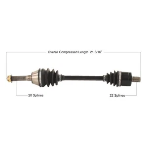 Tytaneum Front Left Right CV Axle POL-7085 - Picture 1 of 1