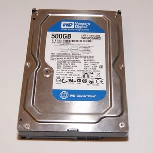 Western Digital WD5000AAKS-00A7B2 500GB 3,5" Desktop Festplatte HDD PC SATA - Bild 1 von 2