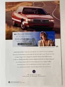 1994 Cadillac DeVille Concours Print Ad One Car Company - Picture 1 of 2