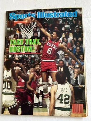 Sports Illustrated Philadelphia 76ers 1982 vs Celtics Julius Erving NBA Playoffs Foto 1 de 2