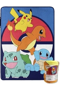 Pokemon NEW Kids' Plush Throw Blanket 46X60 - Picture 1 of 4