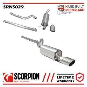 SRNS029 Scorpion Exhaust fits Twingo RenaultSport 133 08-13 Cat Back Evo System - Picture 1 of 15