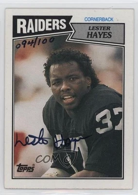 2001 Topps Archives Autogproofs /100 Lester Hayes (1987 Topps) #223 Auto - Image 1 of 2