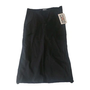 YMI Jeans Women's Maxi Cargo Skirt 11/30 NWT Black - Picture 1 of 8
