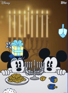 [DIGITAL] Topps Disney - Minnie Mickey Menorah - Hannukah 22 S1 Gold Menorah - Bild 1 von 1