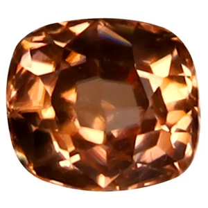 1.32 ct Superb Cushion Cut (6 x 5 mm) (Un-Heated) Honey Brown Zircon Gemstone - Picture 1 of 1