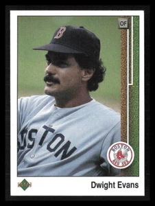 Dwight Evans 1989 Upper Deck #366  Boston Red Sox - Picture 1 of 2