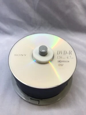 50 Pack Sony DVD+R  4.7GB 120Min Storage - Image 1 of 4