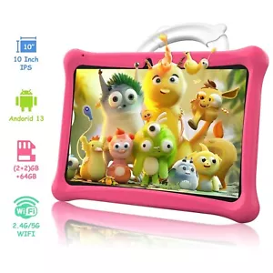 SGIN 10" Android 13 Kid Tablet 2GB RAM 64GB ROM 1280*800 Educational Tab, 4-Core - Picture 1 of 9