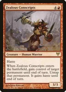 ZEALOUS CONSCRIPTS (AVR) Avacyn Restored -MTG - LP - Picture 1 of 1