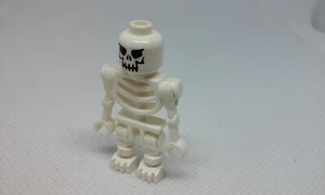 Lego Ninjago Skulkin Skeleton 1 1/2" Blk eye Skeleton Bone Authentic Minifigure - Picture 1 of 6