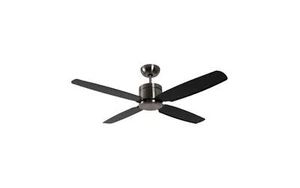 Energy saving Ceiling Fan with Remote Control Turno 132 CM Chrome Matt/Black - Picture 1 of 4