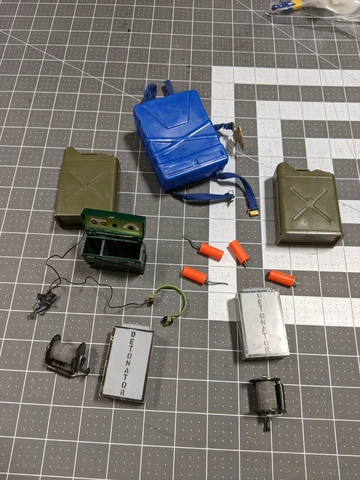Vintage 1970 GI Joe Adventure Team Secret Mission Spy Island Detonator dynamite Cover