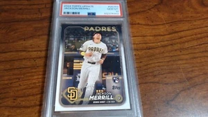 2024 TOPPS UPDATE #US169 JACKSON MERRILL ROOKIE RC PSA 10 - Picture 1 of 4