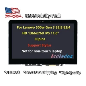New For Lenovo 500w Gen 3 82J3 82J4 82J30002US IPS HD LCD Touch Screen Assembly - Picture 1 of 4