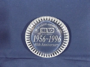 HI/LO Auto Supply Werbung Briefbeschwerer 4" geätzt 40. Jahrestag 1956-1996 - Bild 1 von 10