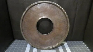 Vintage Bake King Hammered Textured Danish or Tort Pan 13" wide Pie Moat? - Picture 1 of 5