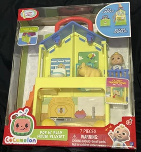 CoComelon's Pop N' Play House Transforming Playset | 7 Pcs Toy NEW - Picture 1 of 2
