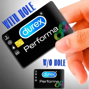 Durex Credit Debit Card Sticker Skin Decal HOLOGRAPHIC - Picture 1 of 1