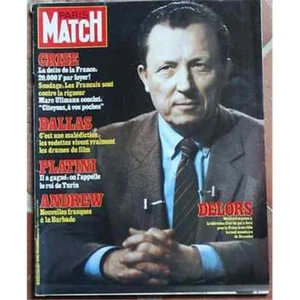 PARIS MATCH 1766 Gainsbourg Acaries Platini Dallas Delors - Bild 1 von 1