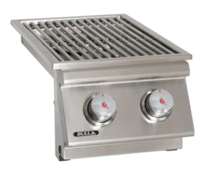 Bull Outdoor Slide-In Double Side Burner Stainless Steel for Kitchen Island NG - Picture 1 of 11