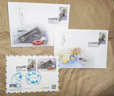 FDC, Full Set "The Crimean Bridge, Encore" with the autograph of the author - Image 1 of 4