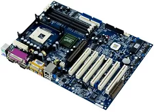 Qdi Superb 4E Sis 645 Pga478 3x Ddr Agp 6x Pci Cnr Atx Mainboard - Picture 1 of 2