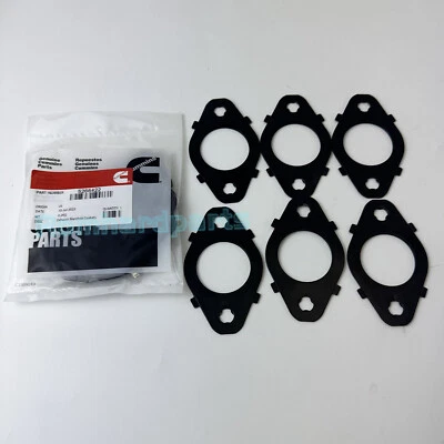 6x Exhaust Manifold Gaskets 5266422 For 1998-15 Dodge Ram Cummins 5.9L 6.7L 24V - Image 1 of 4