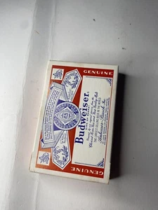 Budweiser Vintage Cartas 1 Mazo Estados Unidos Card Co. Cerveza con Estuche - Imagen 1 de 4