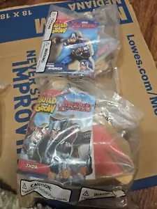 Lowe's Build & Grow-CAPTAIN AMERICA & THOR- 2 Wood Kits w/Stickers! - Picture 1 of 5