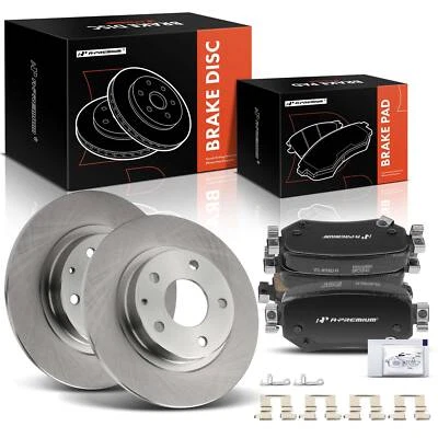 6 piezas rotores de freno de disco traseros y pastillas de freno de cerámica para Mazda 6 2016 2017-2021 2,5 L Foto 1 de 4