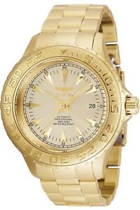 Invicta Men's 2306 "Pro-Diver Collection" 23k Gold-Plated Dive Watch
